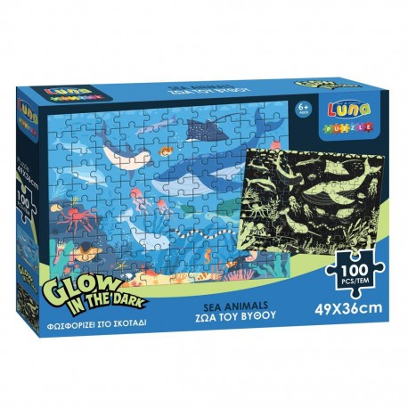 Set PUZZLE ANIMALE GLOW in the DARK