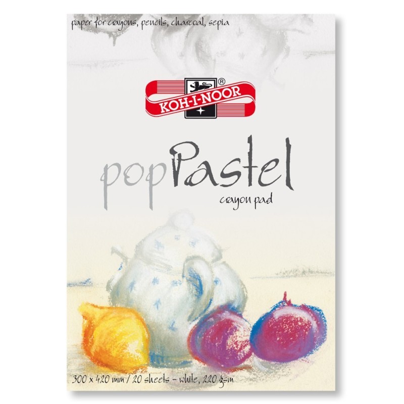 Bloc POP PASTEL ALB A3