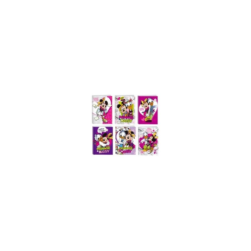 Caiet coperta cartonata A4 mate MINNIE / FROZEN 80f 80g
