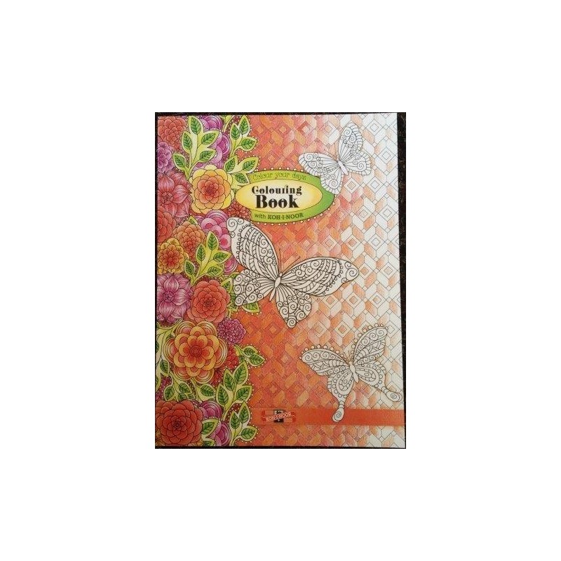 Carte colorat antistres A4 - versiune BASIC