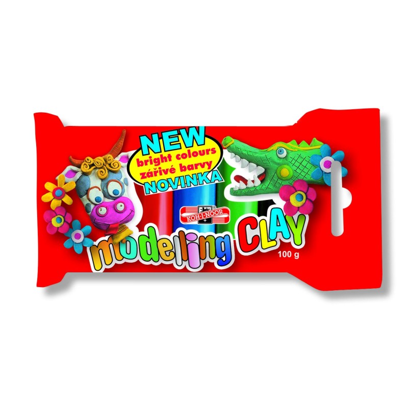 Plastilina 5 culori 100gr