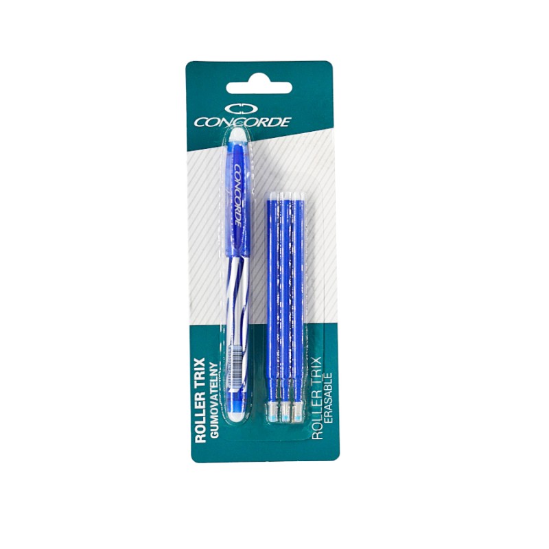 Roller Concorde cu stergere cu 3 rezerve/blister