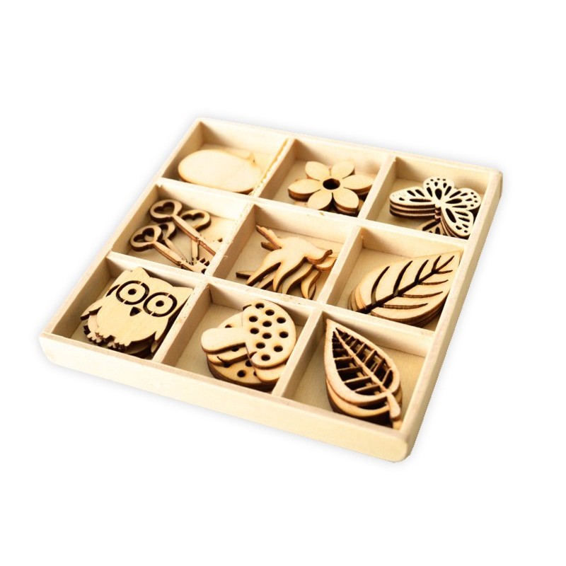 Set decoratiuni lemn