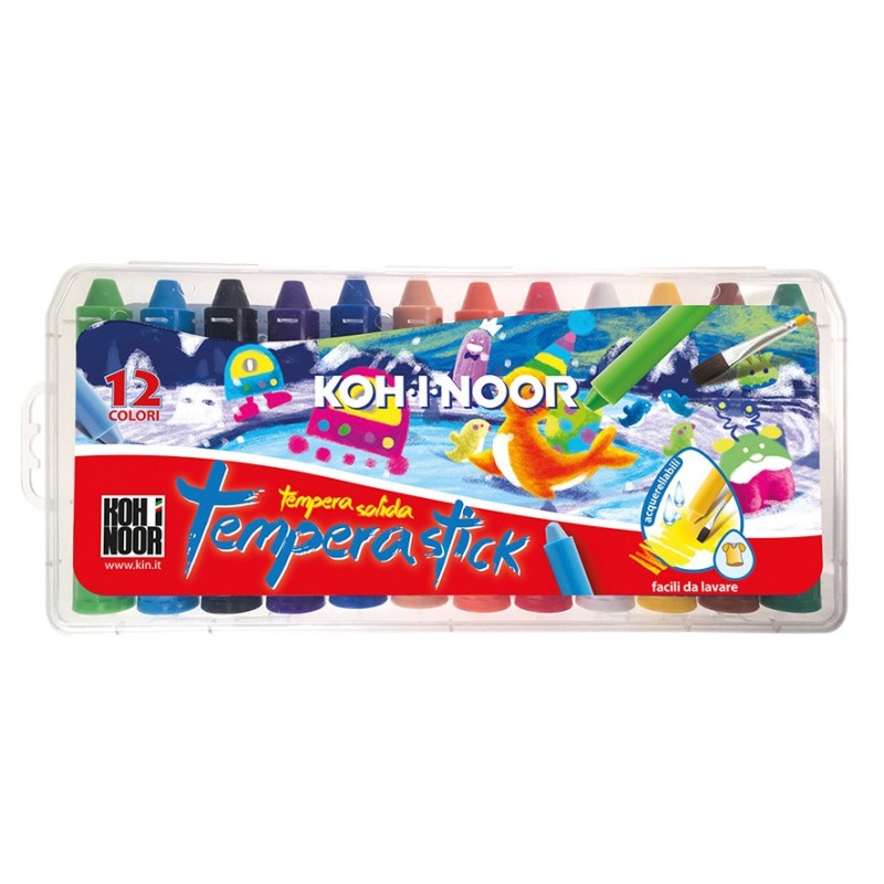 Set tempera solida 12cul