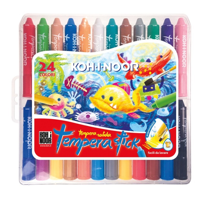 Set tempera solida 24cul