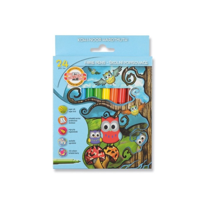 Seturi markere scolare (carioca) OWLS (BUFNITE)