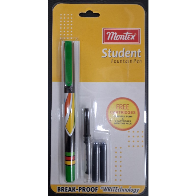 Stilou STUDENT + 2 cartuse si convertor cerneala BLISTER